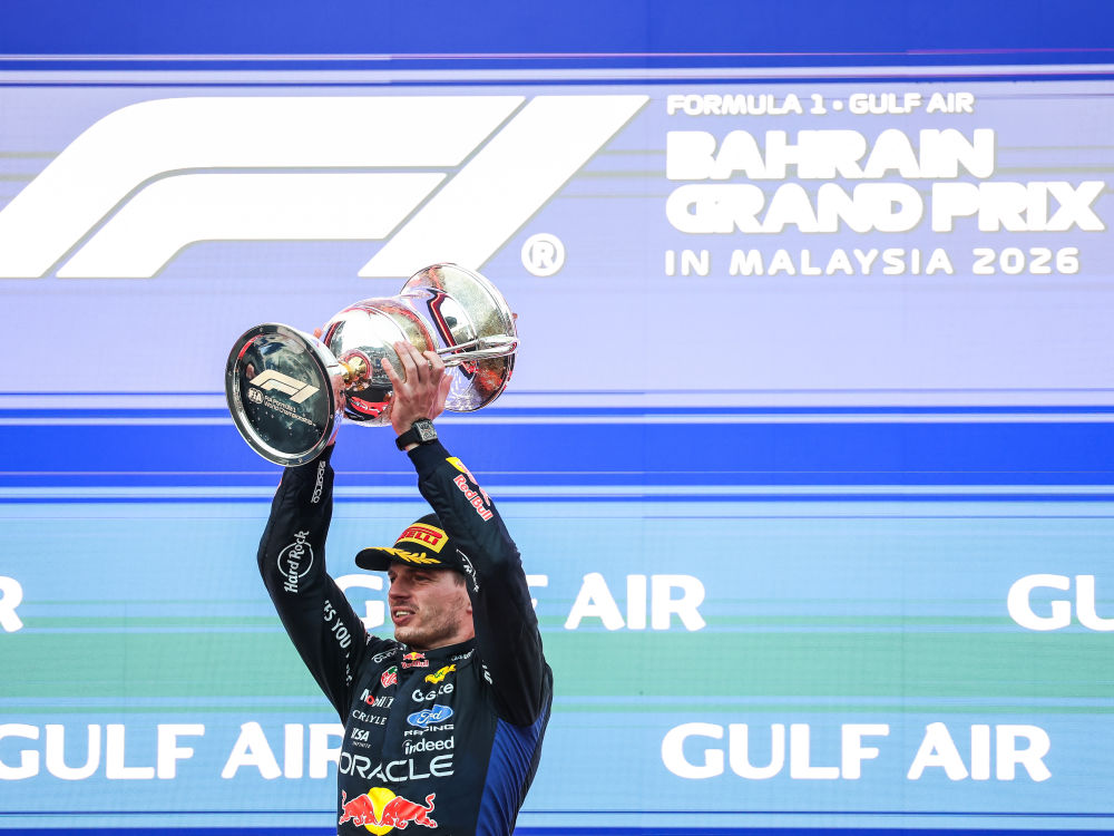 F1巴林大奖赛：维斯塔潘获得冠军